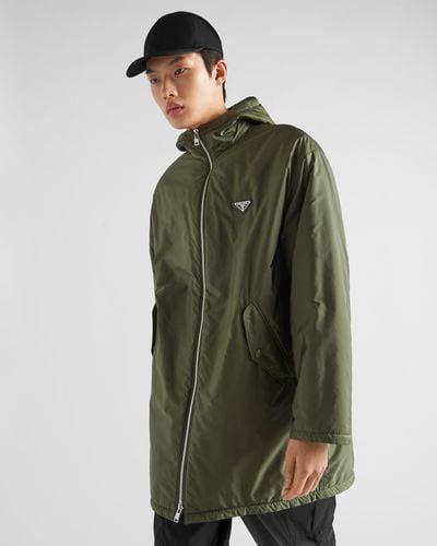 prada groene jas|green Prada Coats for Men .